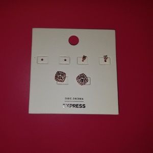 NWT Express earrings. 2 pairs of studs